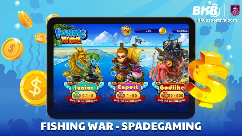 Fishing War - Spade Gaming BK8 Brasil
